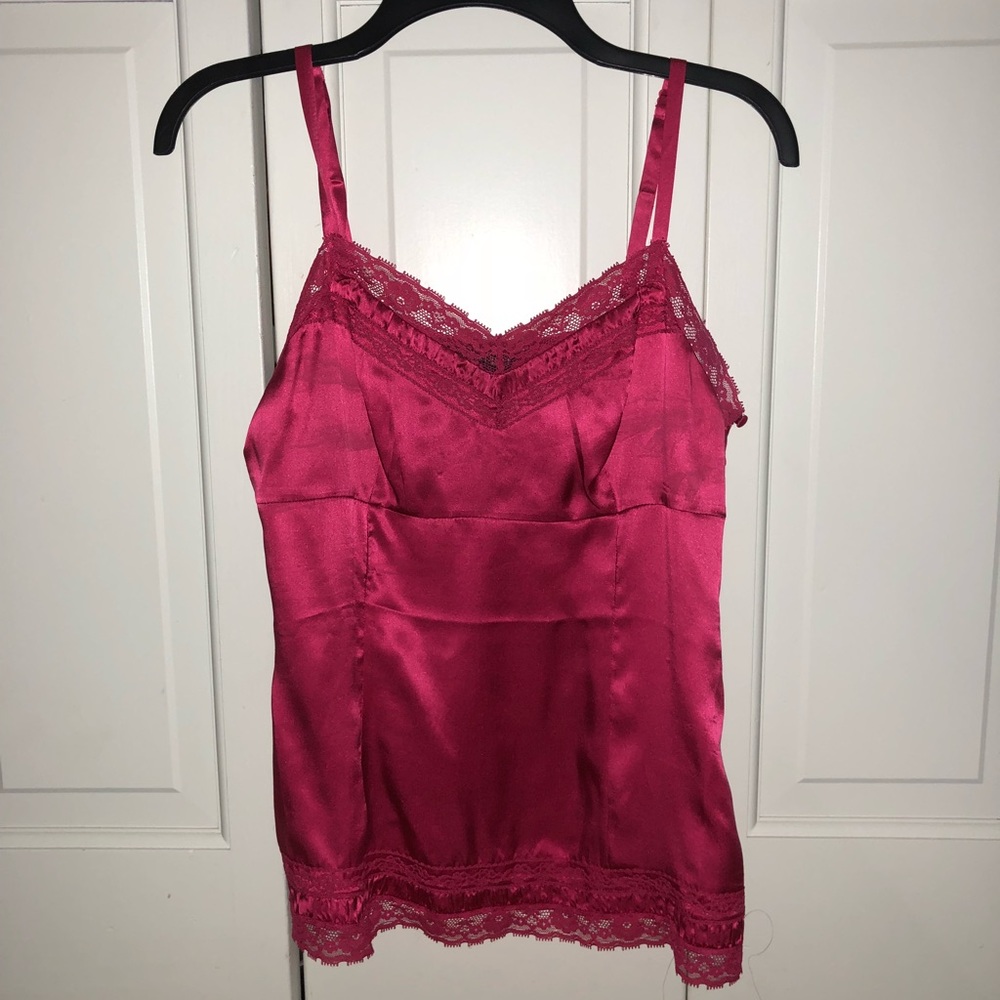 White House Black Market pink camisole